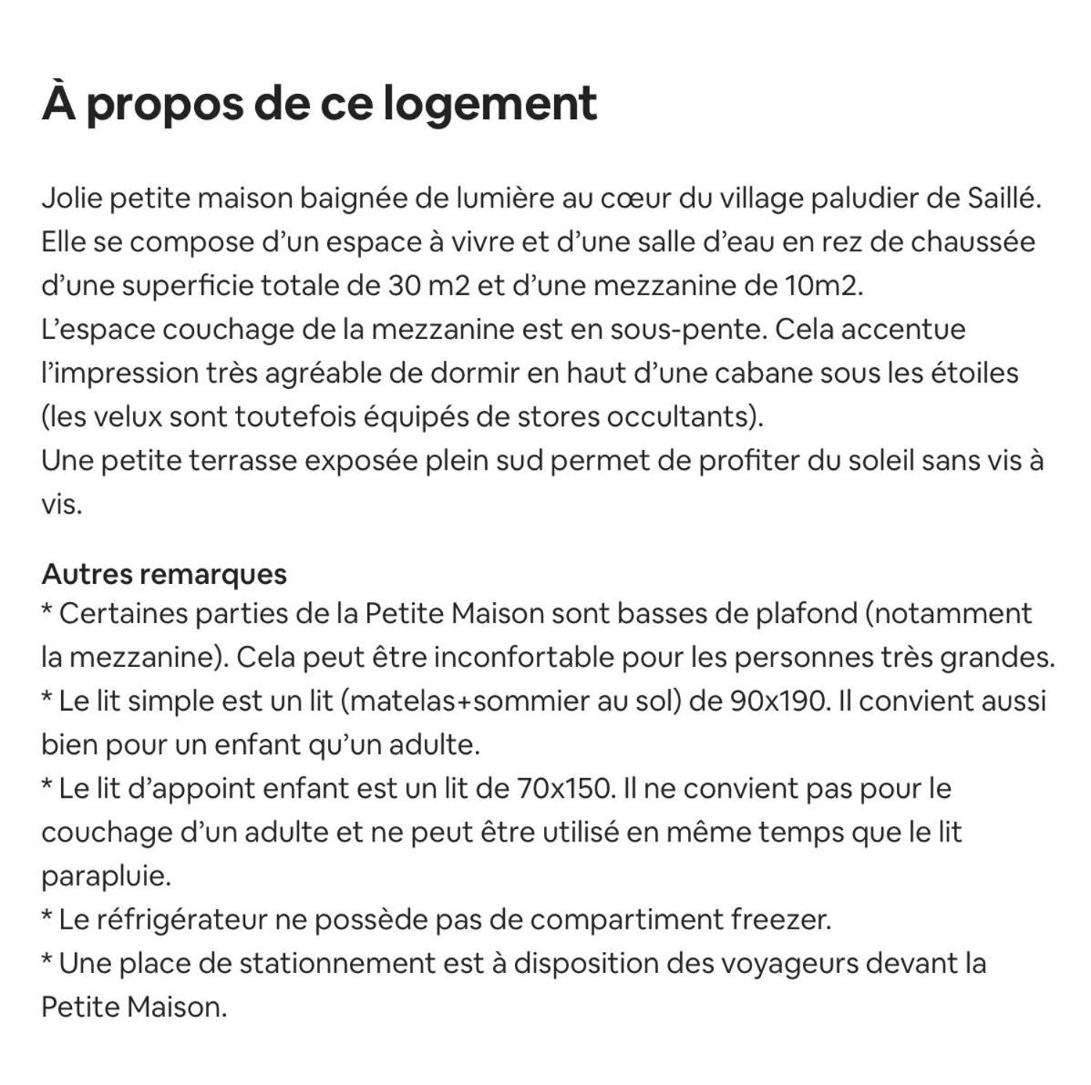 La Petite Maison Guérande Eksteriør billede